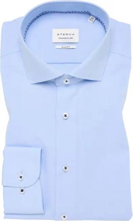 SLIM FIT Hemd in hellblau unifarben
