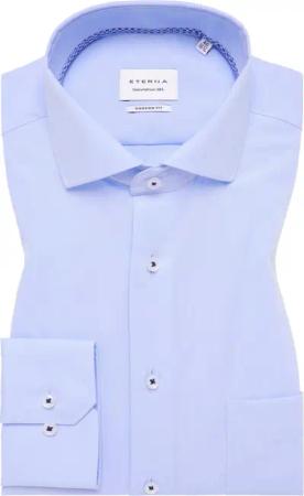 MODERN FIT Hemd in hellblau unifarben