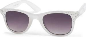 styleBREAKER Wayfarer Mädchen Nerd Sonnenbrille mit Strass (1-St)