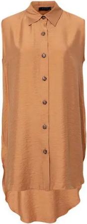 Rivus Frackhemd Hemdbluse damen - Sommerliche Damen Bluse, Festliche Longbluse Tunika