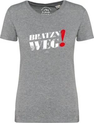 Bavariashop T-Shirt Damen T-Shirt "Bratzn weg
