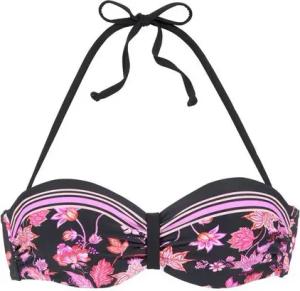 LASCANA Bügel-Bandeau-Bikini-Top Bohemian, mit platzierten Streifen