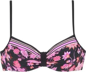 LASCANA Bügel-Bikini-Top Bohemian, mit platzierten Streifen