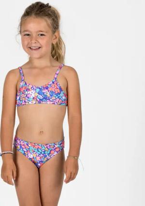 Bikini-Set Surfen Mädchen gekreuzte Träger Boni bunt