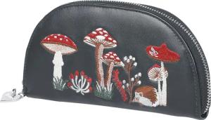 Banned Retro Geldbörse - Woodland Hippie Vibes - für Damen - schwarz/multicolor