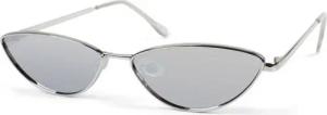 styleBREAKER Sonnenbrille Schmale Cateye Sonnenbrille mit Metallrahmen (1-St)