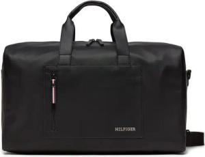 Tommy Hilfiger Wochenendtasche Th Pique Duffle AM0AM11779 Schwarz