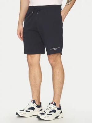 Tommy Hilfiger Sportshorts Small Logo MW0MW38698 Dunkelblau Regular Fit