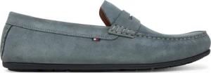 Tommy Hilfiger Mokassins Casual Hilfiger Suede Driver FM0FM04998 Grau