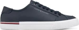 Tommy Hilfiger Sneakers Core Corporate Vulc Leather FM0FM05399 Dunkelblau