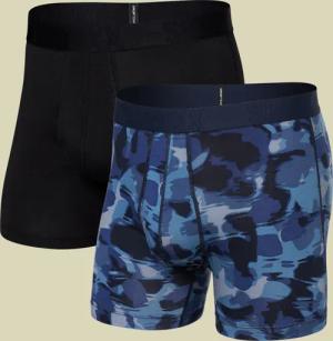 Doptemp Cooling Cotton Boxer Brief Fly 2pk M mehrfarbig II - daybreak camo/black