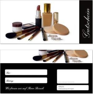 LYSCO Geschenkkarte Geschenkgutscheine Kosmetik Schminke Make Up (Kosmetik-652), Styling Puder Schwamm Make up Zubehör