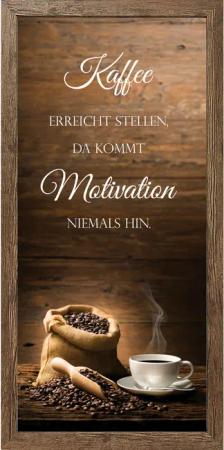 Keilrahmenbild Spruch B/H: ca. 49x23 cm