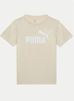 Puma T-Shirt Ess No. 1 Logo 684892 Beige Regular Fit