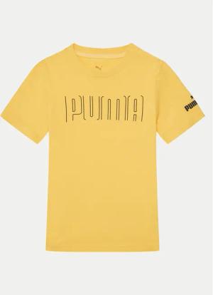 Puma T-Shirt Puma Sport Graphic 685850 Gelb Regular Fit