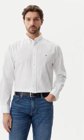 Tommy Hilfiger Hemd Core Flex MW0MW39988 Weiß Regular Fit