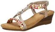 2Go Fashion Keilsandale Damen gold