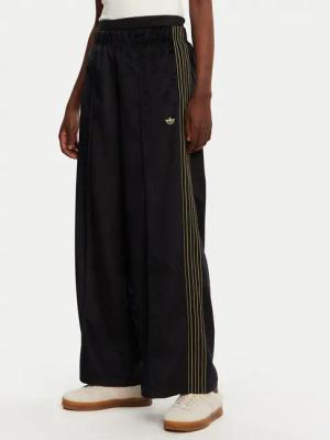 adidas Jogginghose Velour JI5755 Schwarz Regular Fit
