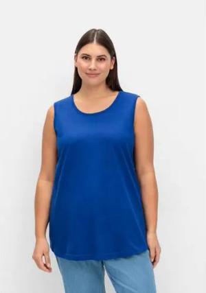 Doppelpack Tops in leichter A-Linie, royalblau+pink, Gr.40