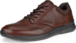 Ecco Schnürschuh "Irving", Freizeitschuh, Halbschuh, Schnürschuh mit gepolstertem Schaftrand
