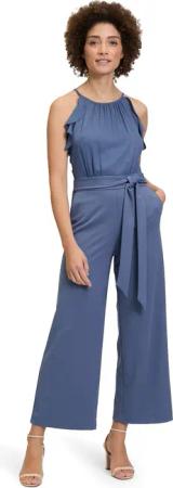 Vera Mont Overall "Vera Mont Jumpsuit mit Volant", (1 tlg.), Bindeband