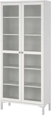 INOSIGN Vitrine "Roma Vitrinenschrank, Standvitrine, Glasvitrine, Schrank, Stauraum", 2 Glastüren, Höhe 200 cm, 6 Fächer, Breite 89 cm