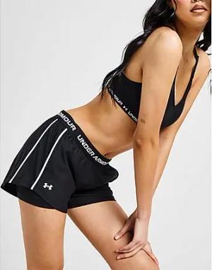 Under Armour Play Up 2 In 1 Shorts Damen - Damen, Black