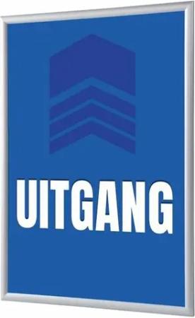 Showdown Displays Hängevitrine A4 - Komplett-Set - Uitgang Niederländisch - Blau/Silber (1-St)