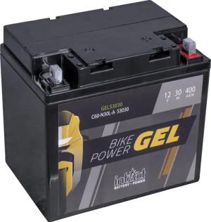 intAct Batterie Bike Power Gel geschlossen 12V/30Ah GEL53030 (C60-N