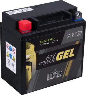 intAct Batterie Bike Power Gel geschlossen 12V/9Ah GEL12-9-4B-1 (12