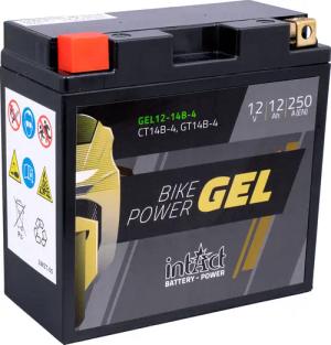 intAct Batterie Bike Power Gel geschlossen GEL12-14B-4 12V/12Ah (YT