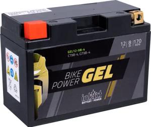 intAct Batterie Bike Power Gel geschlossen GEL12-9B-4 12V/8Ah (YT9B