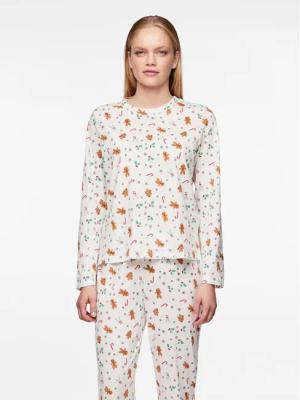 Pieces Pyjama 17147221 Weiß Regular Fit