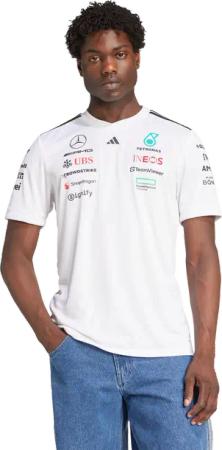 Adidas mercedes Herren Trikots/Replikate - Weiß - Größe: L - Poly Mesh - Foot Locker
