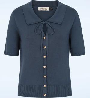 Doris Strickjacke in Marineblau