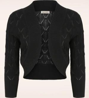 Eden Bolero Strickjacke in Schwarz