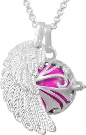 Schmuck-Elfe Klangkugelanhänger Set Feder Sanftheit (Set), Set 4tlg, inkl. Klangkugel