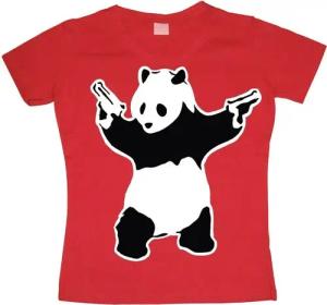 BANKSY T-Shirt Panda Girly T-Shirt