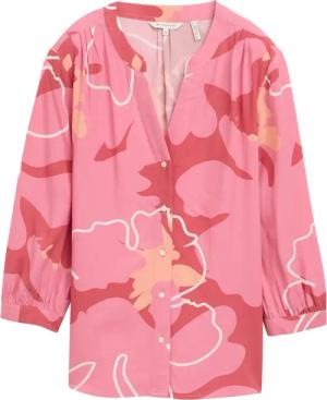 TOM TAILOR Damen Bluse mit Muster, rot, Geblümt, Gr. 44