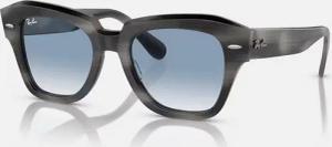 Ray-Ban Sonnenbrille Ray-Ban State Street RB2186 14043F Striped Gray