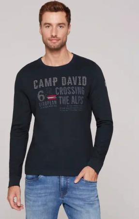 CAMP DAVID Sweatshirt, mit Prints und Stickereien
