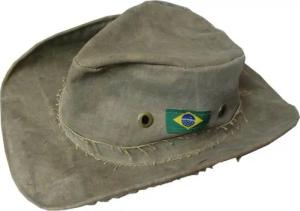 Einkaufszauber Outdoorhut Safarihut Indian Amazonas Handgearbeitet aus alten Armeezelten, jedes Stück ein Unikat