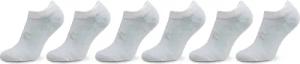 Under Armour Set 6 Paar Knöchelsocken Unisex Ua Essential No Show 6Pk 1382611-100 Weiß