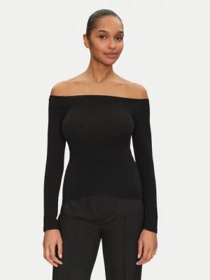 ONLY Bluse Glamour 15339763 Schwarz Slim Fit