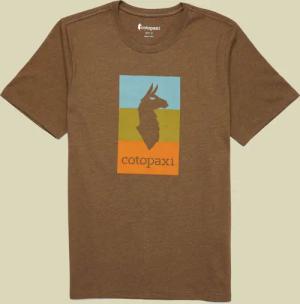 Llama Block T-Shirt Live Men L braun - Farbe oak