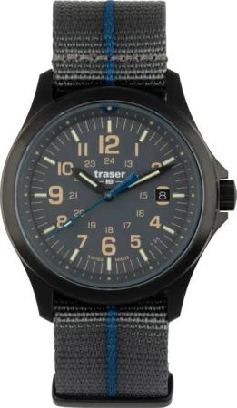 Traser H3 111071 Herrenuhr P67 Officer Pro Grey 42mm 10ATM