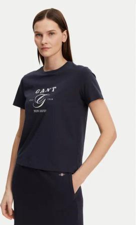 Gant T-Shirt 4200563 Dunkelblau Regular Fit