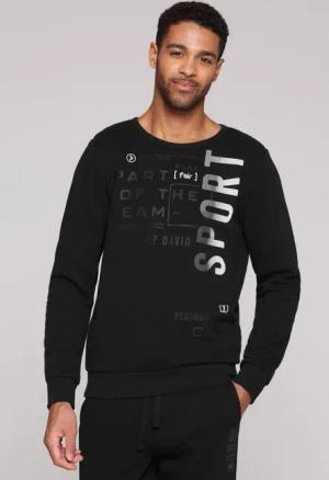 CAMP DAVID Sweater, mit reflektierenden Details