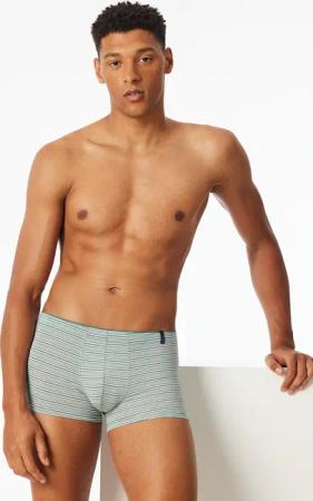 Shorts Modal Streifen khaki - Long Life Soft 8