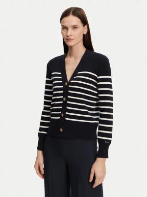 Gant Strickjacke 4805319 Dunkelblau Regular Fit